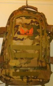 MOODIE'S INSPIRED DESIGN CAMO BACKPACK